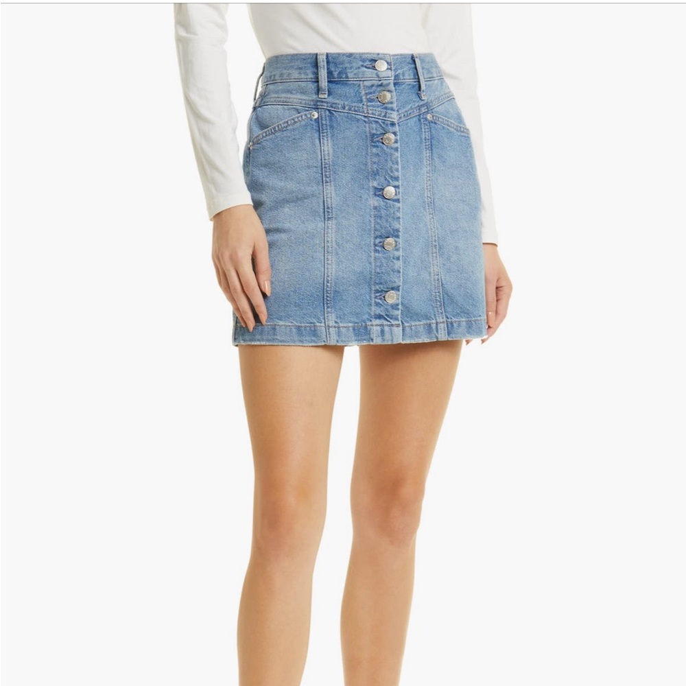 Rails Casual Blue Mini A-Line Skirt